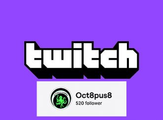 Il 3 gennaio live di Oct8pus su Twitch con ricchi premi