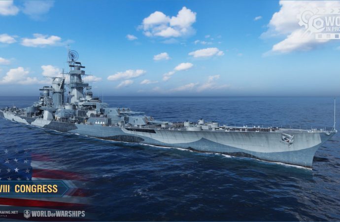 In arrivo l’incrociatore Premium americano tier VIII Congress