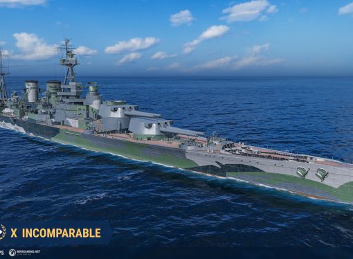 Supertest: Incomparable, corazzata britannica tier X