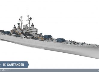 Incrociatore panamericano tier IX Santander – test