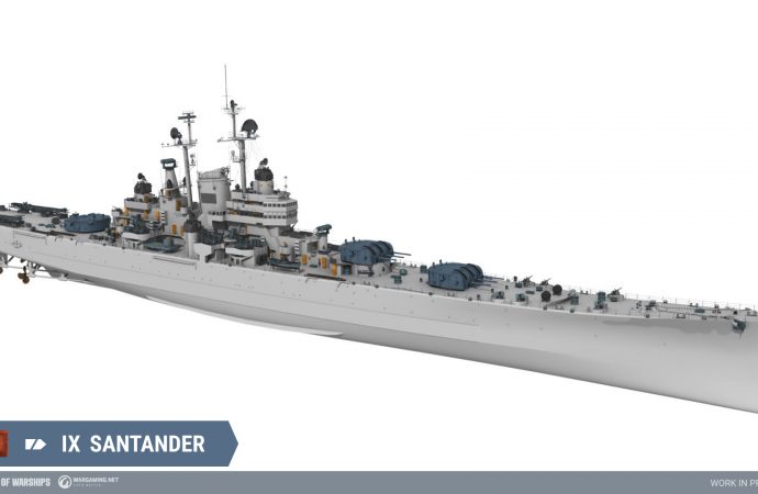 Incrociatore panamericano tier IX Santander – test