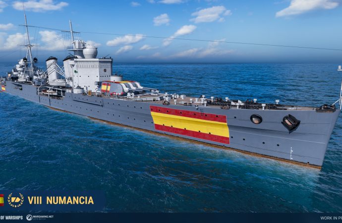 In arrivo l’incrociatore spagnolo Numancia
